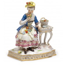 Meissen, Figure allegoriche - L'olfatto